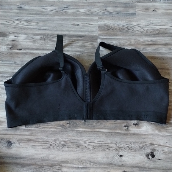 Cacique Black Lightly Lined No-Wire Bra Women's Size 50C - Picture 3 of 5